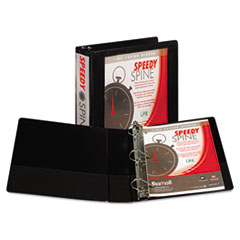 Samsill(R) Speedy Spine Heavy-Duty Time Saving D-Ring View Binder