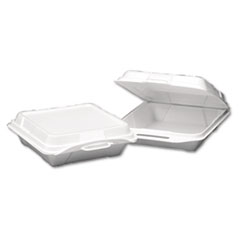 Genpak(R) Hinged-Lid Foam Carryout Containers