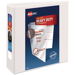 Heavy-Duty View Binder with DuraHinge and Locking One Touch EZD Rings, 3 Rings, 3" Capacity, 11 x 8.