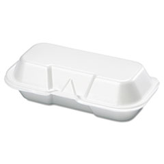 Genpak(R) Hinged-Lid Foam Carryout Containers