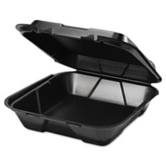 Genpak(R) Snap It(TM) Hinged-Lid Foam Food Container