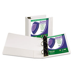 Samsill(R) Clean Touch(TM) Locking D-Ring View Binder Protected with an Antimicrobial Additive