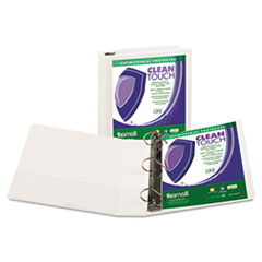 Samsill(R) Clean Touch(TM) Locking D-Ring View Binder Protected with an Antimicrobial Additive