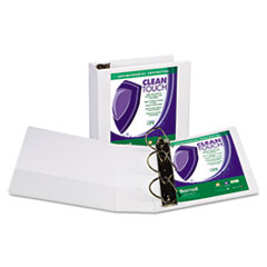 Samsill(R) Clean Touch(TM) Locking D-Ring View Binder Protected with an Antimicrobial Additive