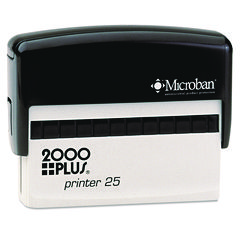 COSCO 2000PLUS(R) Self-Inking Custom Message Stamp with Microban(R)