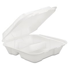 GEN Foam Hinged Carryout Containers