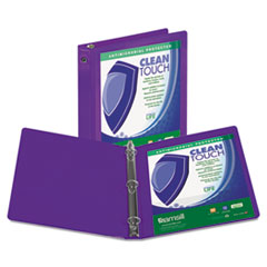 Samsill(R) Clean Touch(TM) Round Ring View Binder Protected with an Antimicrobial Additive