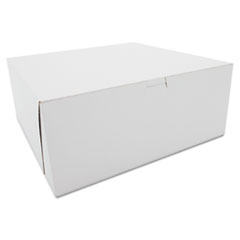 SCT(R) White Non-Window Bakery Box