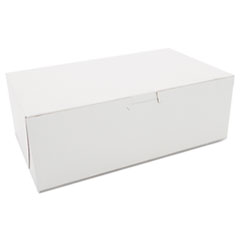 SCT(R) White Non-Window Bakery Box