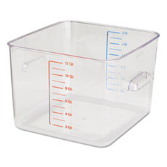 Rubbermaid(R) Commercial SpaceSaver Square Containers