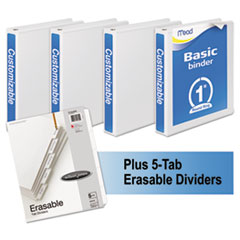 Mead(R) Economy Round-Ring View Binder Plus Pack