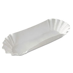 Dixie(R) Medium Weight Fluted Hot Dog Trays