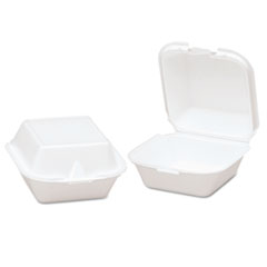 Genpak(R) Snap It(TM) Hinged-Lid Foam Food Container