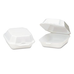 Genpak(R) Hinged-Lid Foam Carryout Containers