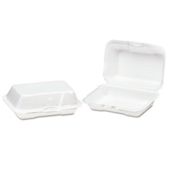 Genpak(R) Hinged-Lid Foam Carryout Containers