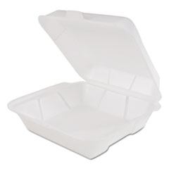 Genpak(R) Snap It(TM) Hinged-Lid Foam Food Container