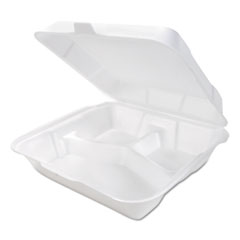 Genpak(R) Snap It(TM) Hinged-Lid Foam Food Container