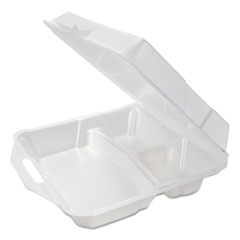 Genpak(R) Hinged-Lid Foam Carryout Containers