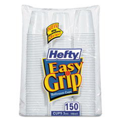 Hefty(R) Easy Grip(R) Disposable Plastic Bathroom Cups