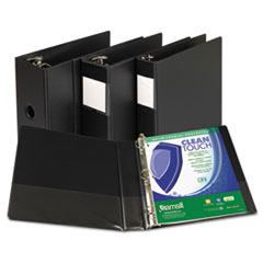 Samsill(R) Clean Touch(TM) Locking D-Ring Reference Binder Protected with an Antimicrobial Additive