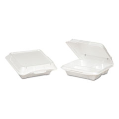 Genpak(R) Hinged-Lid Foam Carryout Containers