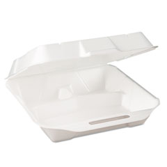 Genpak(R) Hinged-Lid Foam Carryout Containers