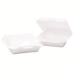 Genpak(R) Hinged-Lid Foam Carryout Containers