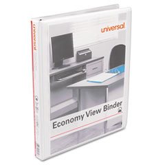 Universal(R) Economy Round Ring View Binder