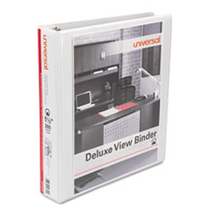 Universal(R) Deluxe Round Ring View Binder