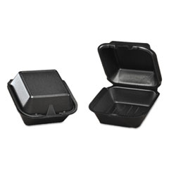 Genpak(R) Snap It(TM) Hinged-Lid Foam Food Container