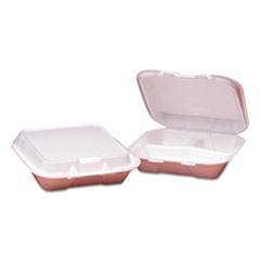 GEN Foam Hinged Carryout Containers