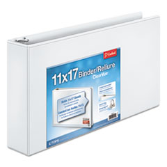 Cardinal(R) 11 x 17 ClearVue(TM) Slant-D(R) Ring Binder