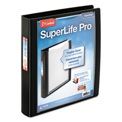 Cardinal(R) SuperLife(TM) Pro Easy Open(R) ClearVue(TM) Locking Slant-D(R) Ring Binder