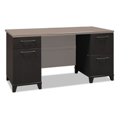 Bush(R) Enterprise Collection Double Pedestal Desk