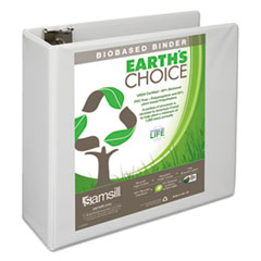 Samsill(R) Earth's Choice(TM) Biobased D-Ring View Binder