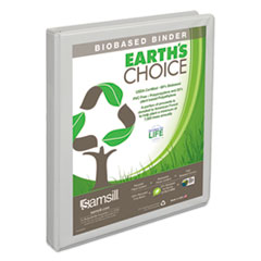 Samsill(R) Earth's Choice(TM) Biobased Round Ring View Binder