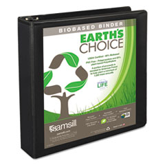 Samsill(R) Earth's Choice(TM) Biobased D-Ring View Binder