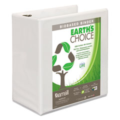 Samsill(R) Earth's Choice(TM) Biobased D-Ring View Binder