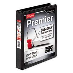 Cardinal(R) Premier Easy Open(R) ClearVue(TM) Locking Slant-D(R) Ring Binder