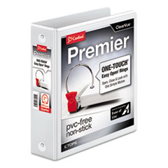 Cardinal(R) Premier Easy Open(R) ClearVue(TM) Locking Round Ring Binder