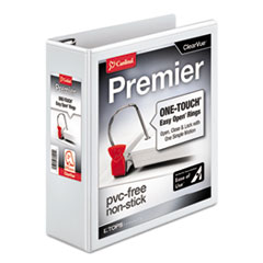 Cardinal(R) Premier Easy Open(R) ClearVue(TM) Locking Slant-D(R) Ring Binder