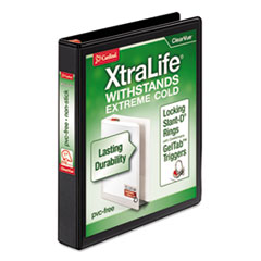 Cardinal(R) XtraLife(R) ClearVue(TM) Non-Stick Locking Slant-D(R) Ring Binder