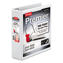 Cardinal(R) Premier Easy Open(R) ClearVue(TM) Locking Slant-D(R) Ring Binder