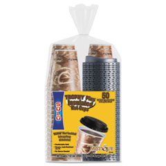 Dart(R) Bistro(TM) Hot/Cold Foam Cups With Lids