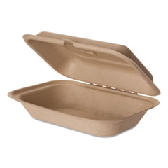 Eco-Products(R) Wheat Straw Hinged Clamshell Containers