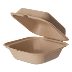 Eco-Products(R) Wheat Straw Hinged Clamshell Containers