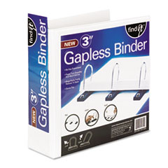 find It(TM) Gapless Loop Ring View Binder