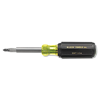 Klein Tools 10 in-1 Cushion-Grip Screw/Nut Drivers, 11&quot; Long, Slot/Torx/Phillips/Square/SAE