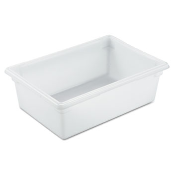 Rubbermaid Commercial Food/Tote Boxes, 12.5gal, 26w x 18d x 9h, White