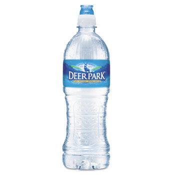 Deer Park Natural Spring Water, 23.6 oz Bottle, 24 Bottles/Carton